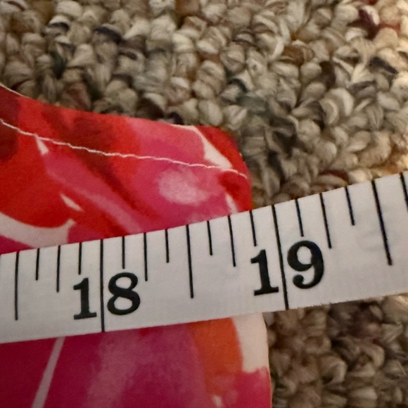 Aupuls Floral pink and white midi flowy dress - Picture 10 of 16